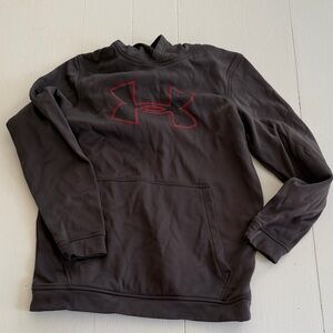 Under Armour Charcoal Sweatshirt with Red Outline